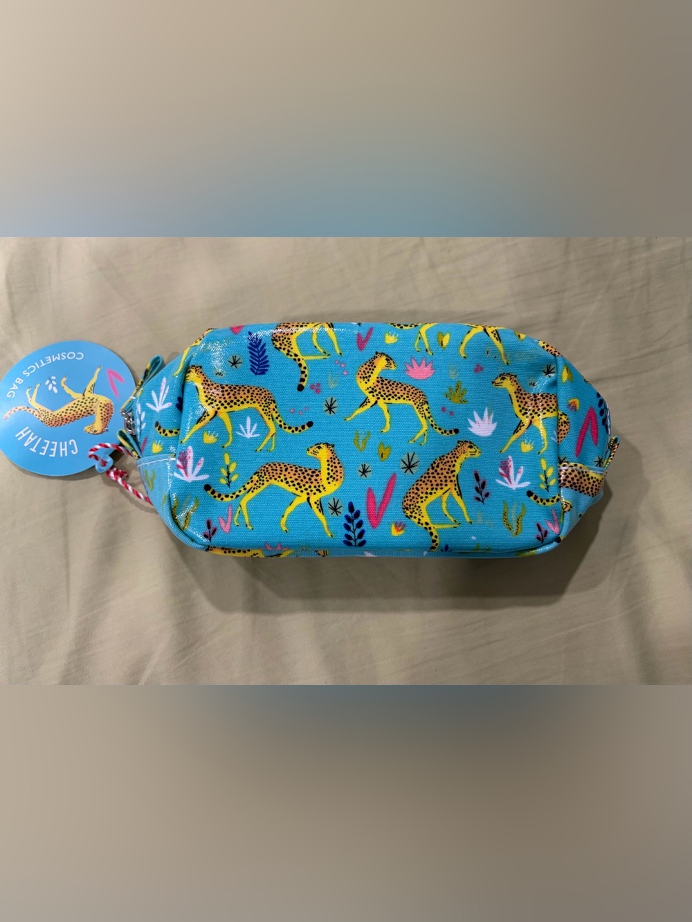 Rex London Cute Cheetah Cosmetic Pouch